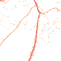 Daytime road noise heatmap for GL18 1RA