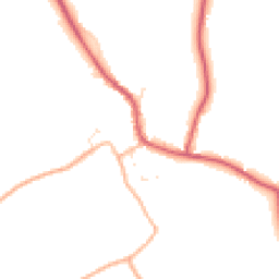 Daytime road noise heatmap for GL18 2AZ