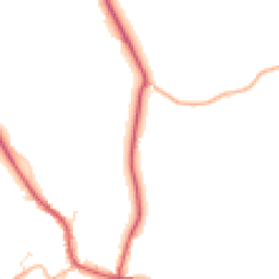 Daytime road noise heatmap for GL18 2DA