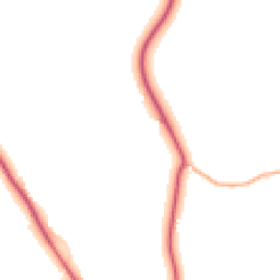 Daytime road noise heatmap for GL18 2DB