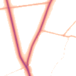 Daytime road noise heatmap for GL19 3BZ