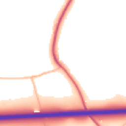 Daytime road noise heatmap for GL19 3PH