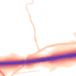 Daytime road noise heatmap for GL19 3PT