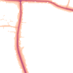 Daytime road noise heatmap for GL19 3RE