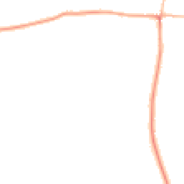 Night-time road noise heatmap for GL19 3RR