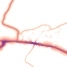 Daytime road noise heatmap for GL19 3SA