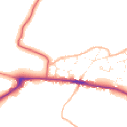 Daytime road noise heatmap for GL19 3SB