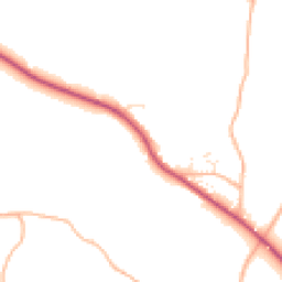 Daytime road noise heatmap for GL19 4EU