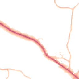 Daytime road noise heatmap for GL19 4EX