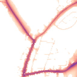 Daytime road noise heatmap for GL20 5BZ