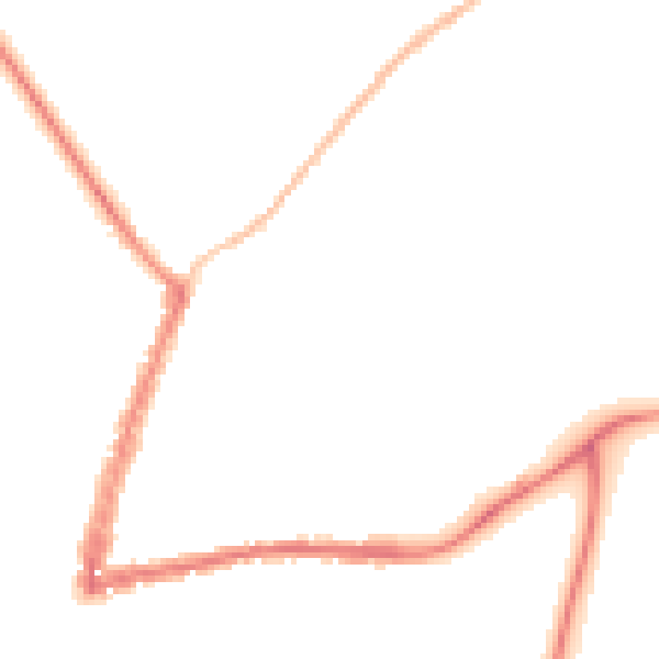 Night-time road noise heatmap for GL20 5DH