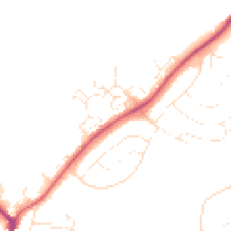 Daytime road noise heatmap for GL20 5FS