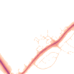 Daytime road noise heatmap for GL20 5FY