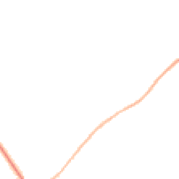 Night-time road noise heatmap for GL20 5FY