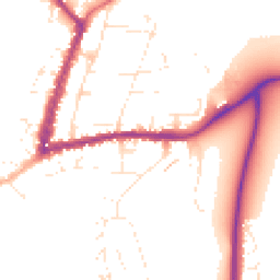 Daytime road noise heatmap for GL20 5RP