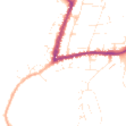 Daytime road noise heatmap for GL20 5RW