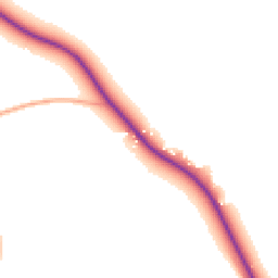 Daytime road noise heatmap for GL20 6HE