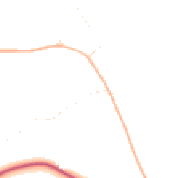 Daytime road noise heatmap for GL20 6HS