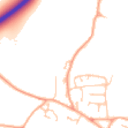 Daytime road noise heatmap for GL20 6JD