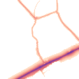 Daytime road noise heatmap for GL20 7AF