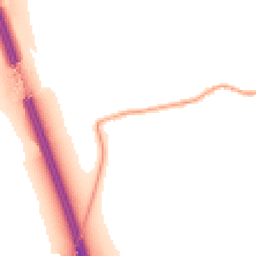 Night-time road noise heatmap for GL20 7EH