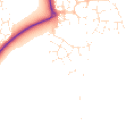 Daytime road noise heatmap for GL20 7FS