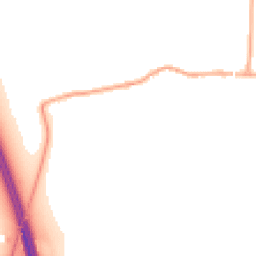 Night-time road noise heatmap for GL20 7HL