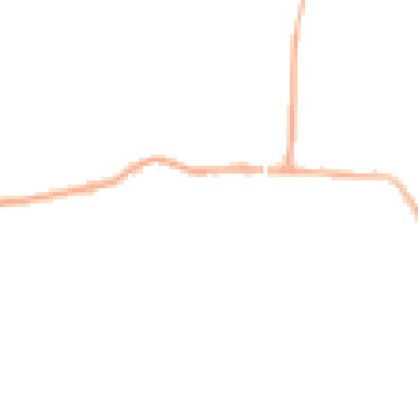 Night-time road noise heatmap for GL20 7LS