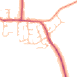 Daytime road noise heatmap for GL20 7NL