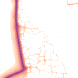 Daytime road noise heatmap for GL20 7QA