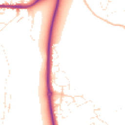 Daytime road noise heatmap for GL20 7SQ