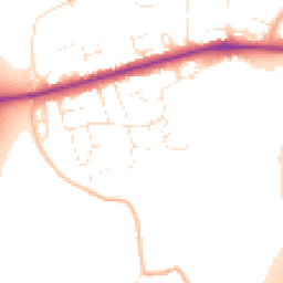 Daytime road noise heatmap for GL20 8EL
