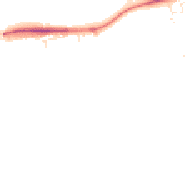 Daytime road noise heatmap for GL20 8LL