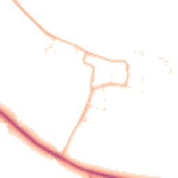 Daytime road noise heatmap for GL20 8NJ