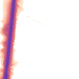 Night-time road noise heatmap for GL20 8RE