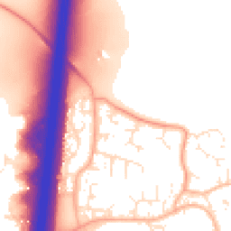 Daytime road noise heatmap for GL20 8RJ
