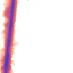 Night-time road noise heatmap for GL20 8RS