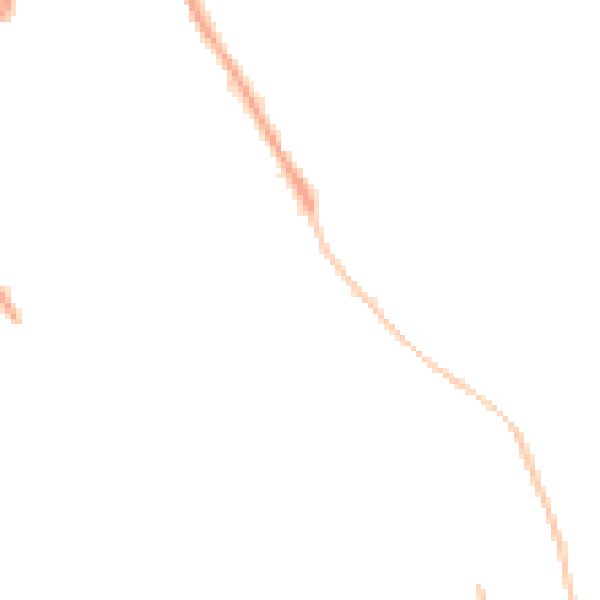Night-time road noise heatmap for GL4 6AB