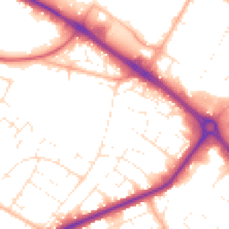 Daytime road noise heatmap for GL51 0AE