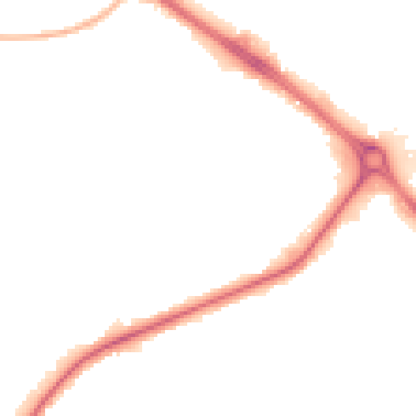 Night-time road noise heatmap for GL51 0AR