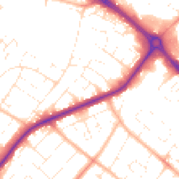 Daytime road noise heatmap for GL51 0AU