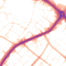 Daytime road noise heatmap for GL51 0AX