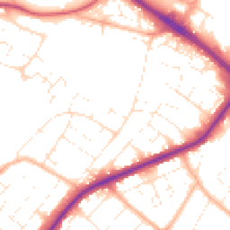 Daytime road noise heatmap for GL51 0BQ