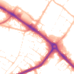 Daytime road noise heatmap for GL51 0BZ