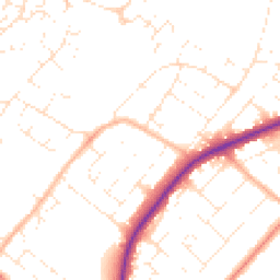Daytime road noise heatmap for GL51 0DB