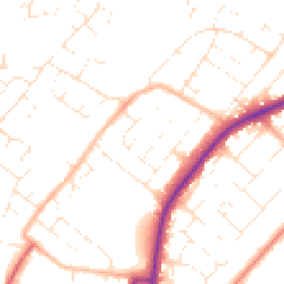 Daytime road noise heatmap for GL51 0DD