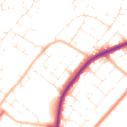 Daytime road noise heatmap for GL51 0DH