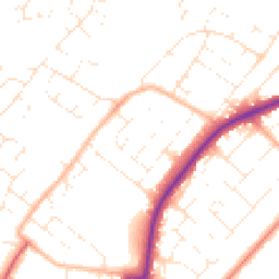 Daytime road noise heatmap for GL51 0DJ
