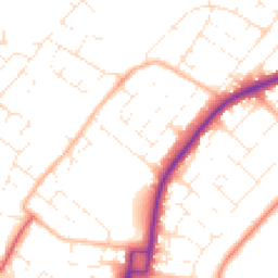 Daytime road noise heatmap for GL51 0DN