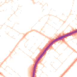 Daytime road noise heatmap for GL51 0DQ